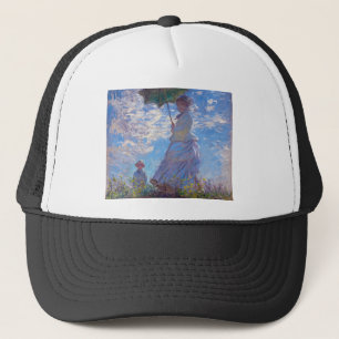 Monet France Impressionist People Woman with a Par Trucker Hat