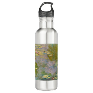 Monet France Water Lillies Impressionist People 710 Ml Water Bottle