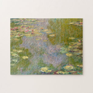 Monet France Water Lillies Impressionist People Jigsaw Puzzle