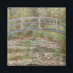 Monet French Japanese Bridge Art Magnet<br><div class="desc">Monet Masterpiece painting - This impressionist painting of the Japanese Bridge in Giverney France is by famous artist Claude Monet,  painted in 1899. It shows a japanese footbridge over a water lily pond.</div>