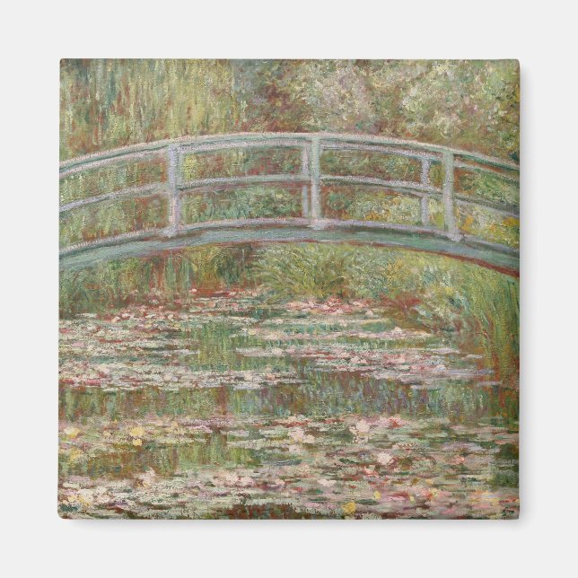 Monet French Japanese Bridge Art Magnet (Front)