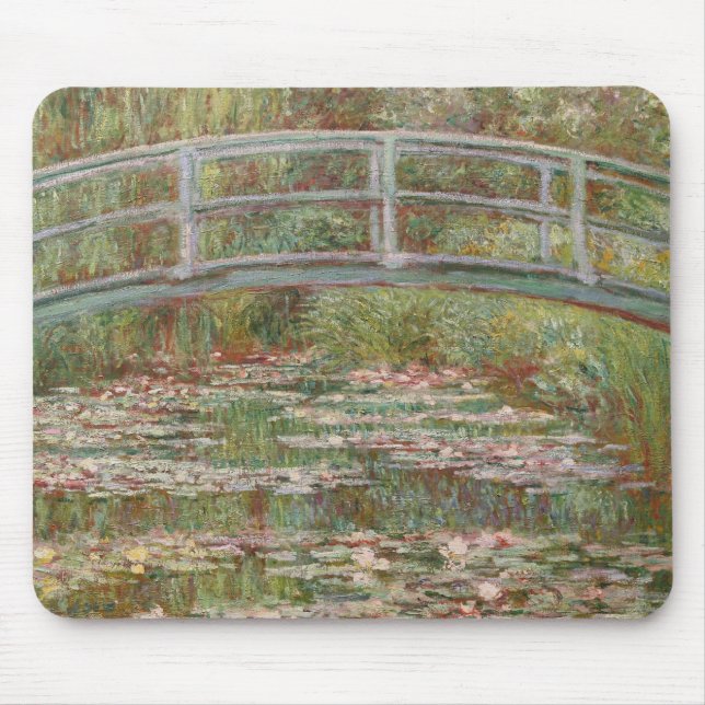 Monet French Japanese Bridge Art Mouse Mat (Front)
