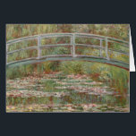 Monet French Japanese Bridge Giverney<br><div class="desc">Monet Masterpiece painting - This impressionist painting of the Japanese Bridge in Giverney France is by famous artist Claude Monet,  painted in 1899. It shows a japanese footbridge over a water lily pond.</div>