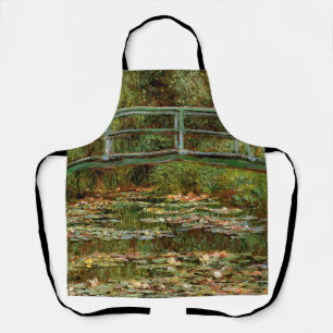 Monet French Japanese Bridge Giverney Apron