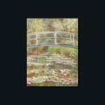 Monet French Japanese Bridge Giverney Canvas Print<br><div class="desc">Monet Masterpiece painting - This impressionist painting of the Japanese Bridge in Giverney France is by famous artist Claude Monet,  painted in 1899. It shows a japanese footbridge over a water lily pond.</div>
