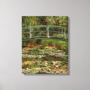 Monet French Japanese Bridge Giverney Canvas Print