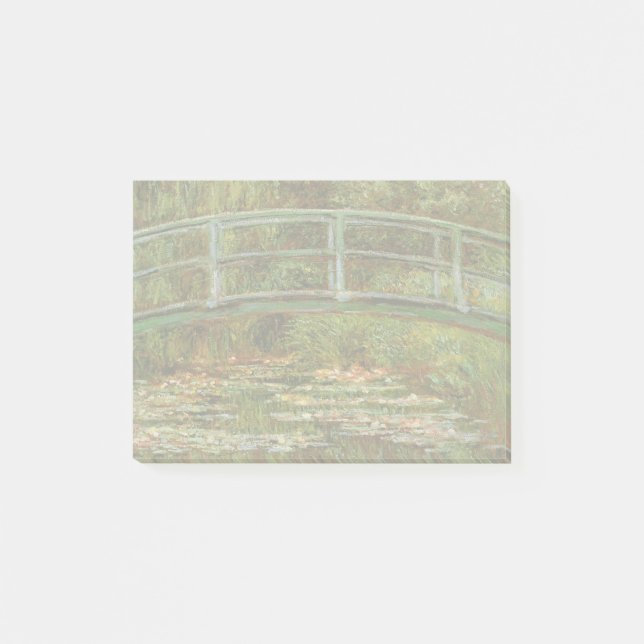 Monet French Japanese Bridge Giverney Post-it Notes (Front)