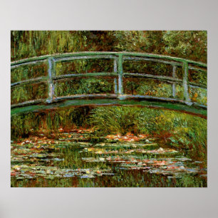 Monet French Japanese Bridge Giverney Poster