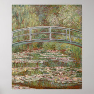 Monet French Japanese Bridge Giverney Poster