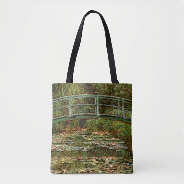 Monet French Japanese Bridge Giverney Tote Bag (Front)