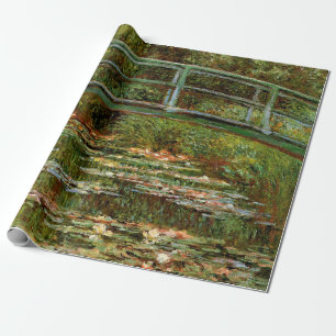 Monet French Japanese Bridge Giverney Wrapping Paper