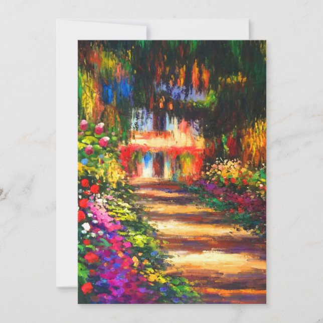 Monet Garden at Giverny Card (Front)