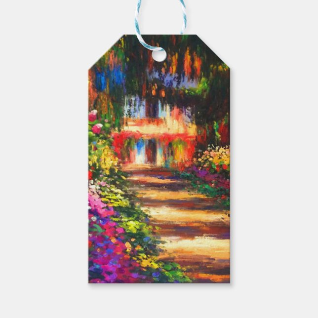 Monet Garden at Giverny Gift Tags (Front)