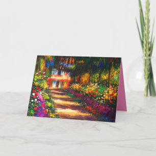 Monet Garden at Giverny Invitation