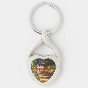 Monet Garden at Giverny Key Ring