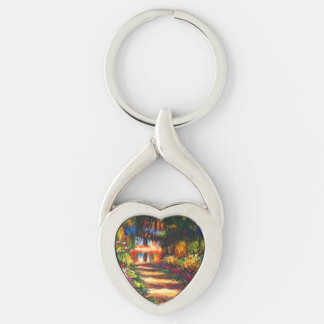 Monet Garden at Giverny Key Ring (Front)