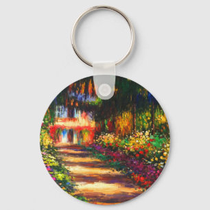 Monet Garden at Giverny Key Ring