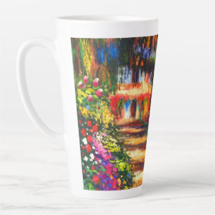 Monet Garden at Giverny Latte Mug