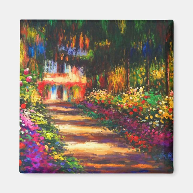 Monet Garden at Giverny Magnet (Front)