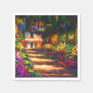 Monet Garden at Giverny Napkin