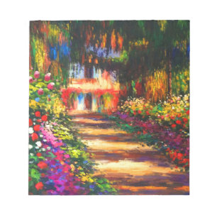Monet Garden at Giverny Notepad