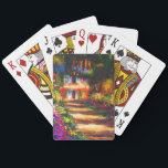Monet Garden at Giverny Playing Cards<br><div class="desc">Playing Cards featuring Claude Monet’s oil painting Pathway in Monet's Garden at Giverny (1902). A beautiful path of pink,  white,  and red flowers. Peaceful nature impressionism with lovely flowers and scenic landscape. A great Monet gift for fans of impressionism and French art.</div>