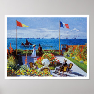 Monet: Garden at Sainte-Adresse Poster