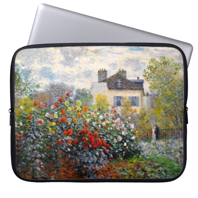 Monet Garden in Argenteuil Laptop Sleeve (Front)