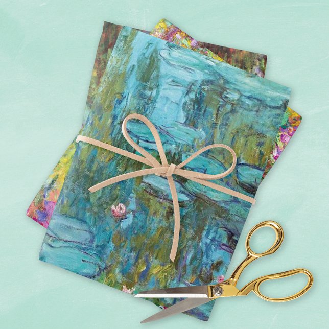 Monet Garden Landscapes Wrapping Paper Sheet (Creator Uploaded)