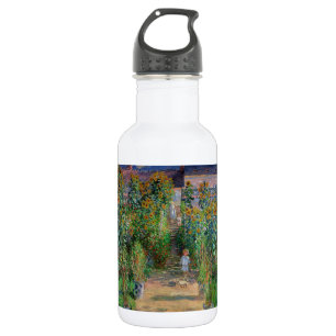 Monet Garden Vetheuil Impressionim Flower Painting 532 Ml Water Bottle