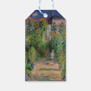Monet Garden Vetheuil Impressionim Painting Gift Tags
