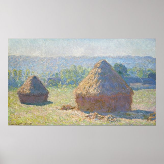 Monet - Haystacks End Of Summer Poster (Front)