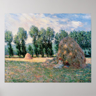 Monet - Haystacks Poster