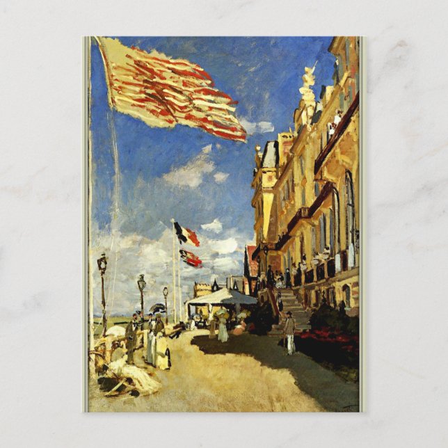 Monet - Hotel des Roches Noires, Trouville Postcard (Front)