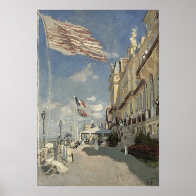 Monet - Hotel Des Roches Noires Trouville Poster (Front)