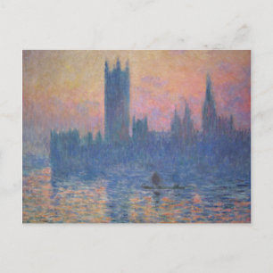 Monet - Houses of Parliament at Sunset Postcard