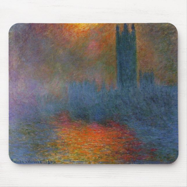 Monet - Houses of Parliament Mouse Mat (Front)