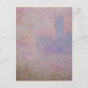 Monet - Houses of Parliament, Seagulls Postcard