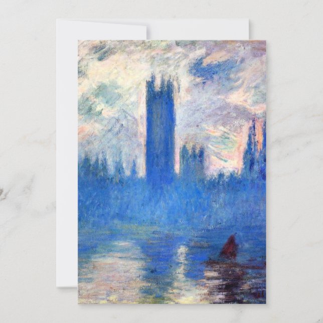 Monet - Houses of Parliament, Westminster Card (Front)