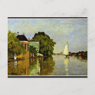 Monet - Houses on the Achterzaan Postcard
