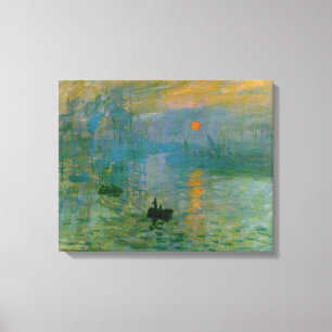 Monet Impression Sunrise Canvas Print