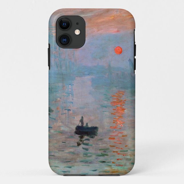 Monet , "Impression, Sunrise" Case-Mate iPhone Case (Back)