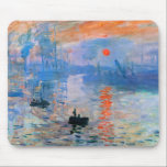 Monet - Impression, Sunrise, Mouse Mat<br><div class="desc">Impression,  Sunrise,  famous painting by Claude Monet</div>