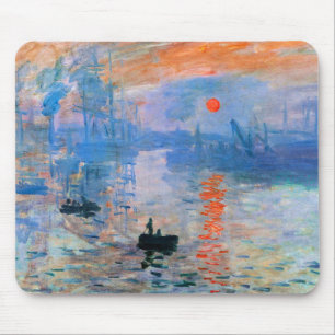 Monet - Impression, Sunrise, Mouse Mat