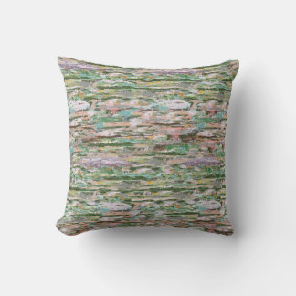 Monet Inspired Lily Pond Reflections Cushion