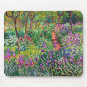 Monet Iris Garden at Giverny Mouse Pad