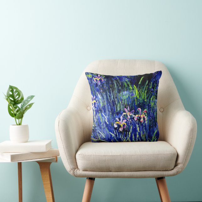 Monet - Irises Cushion (Chair)