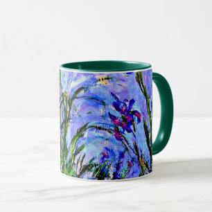Monet - Irises, famous Impressionist painting Mug