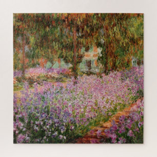Monet - Irises in Monet's Garden Jigsaw Puzzle
