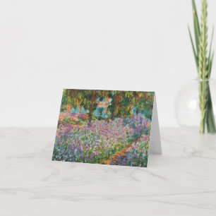 Monet Irises Note Card